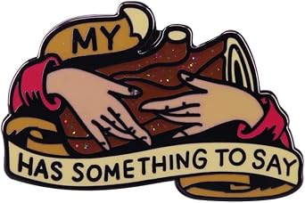 Twin Peaks My Log Has Something to Say 1.25" Enamel Pin Badge, 1.25 Inches, Metal, Enamel