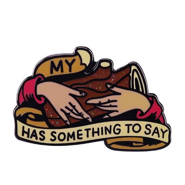 Twin Peaks My Log Has Something to Say 1.25" Enamel Pin Badge by Pinstant - Used condition - US$10.59