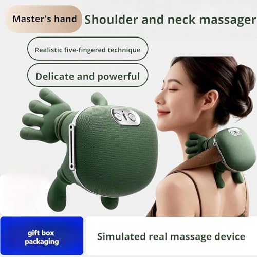 Image of Neck Massager, Massage Machine For Body Pain, Head Massager For Scalp, Shoulder Massager, Scalp Massager, Heated Massager, Shoulder and Neck Massage, Pain Relief