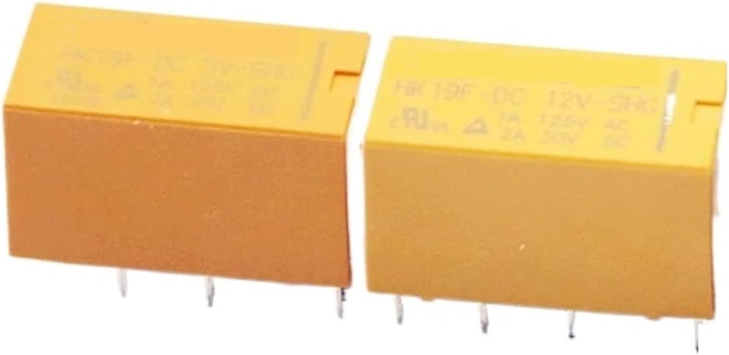 Relais HK19F-DC12V-SHG DC3V 8 broches 2A pour circuits imprimés électroniques