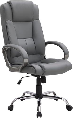 Miniatura 5 de Naomi Home Silla de conferencias de oficina ejecutiva con respaldo alto, sillas de mesa de conferencias con reposabrazos, soporte lumbar, altura