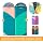 Bolsa de dormir para camping Kanyak, semi-rectangular, individual, 86.6 x 32.48 pulgadas, para adultos y niños, temperatura hasta 32°F miniatura 6