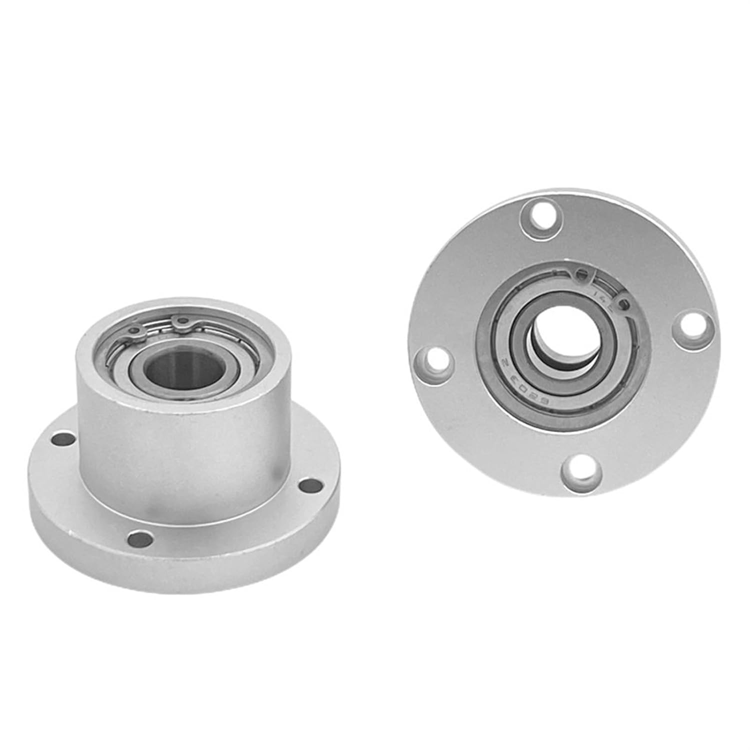 1pcs Round Flange Block Seat with Housings Double Bearing Type Mounted Precision Balls Ring Dia 5 6 8 10 12mm (Color : 1pcs, Size : 6900ZZ 10-25)