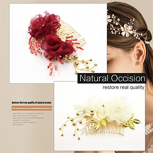 1 Pezzi Fermaglio per Capelli a Forma di Rosa,per