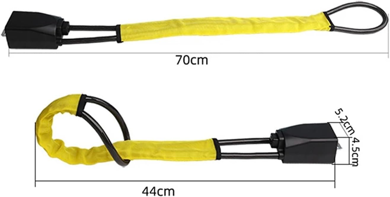 1Set Theft Prevention Device Lock Truck SUV Van RV Car Steering Wheel Lock with Fit for Seat Belt Buckles Sturdy Lock(Yellow)