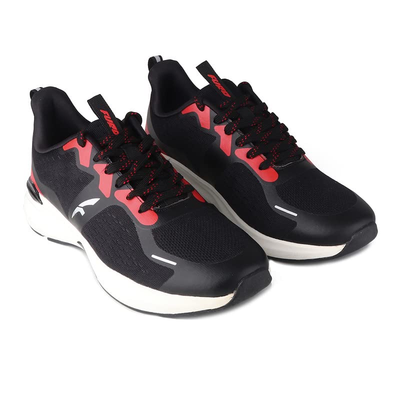 FURO Light Weight Walking Sports Shoes for Men FAF3 Black and Red (B0C58P449V) Amazon Price History, Amazon Price Tracker