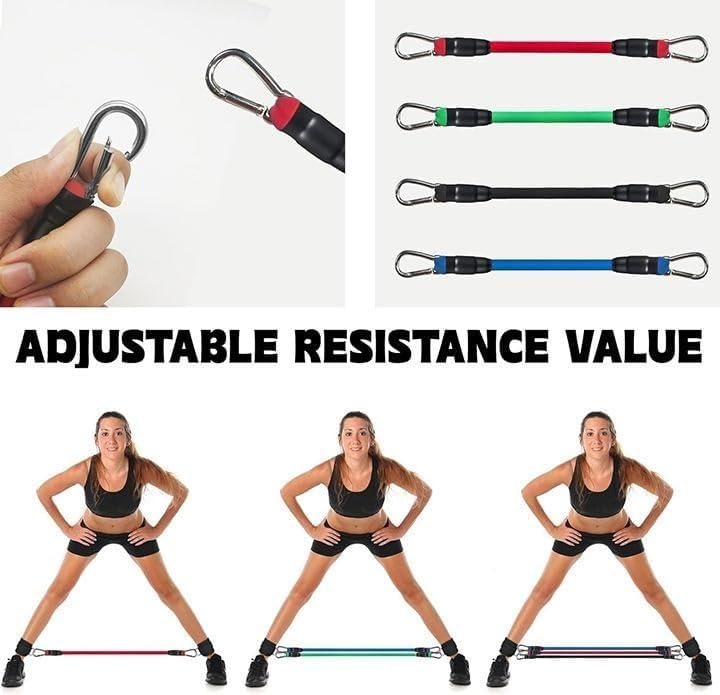 XYNO Ankle Resistance Bands with Adjustable Cuffs | Glute, Leg & Hip Workout Bands for Kickbacks, Butt & Lower Body Training | Home & Gym Fitness Equipment | Portable Strength Training Bands 1