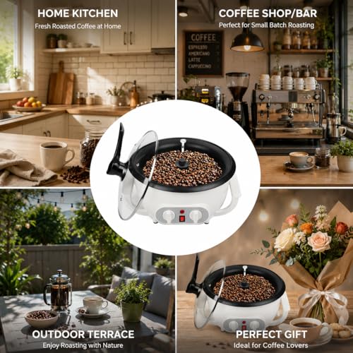 Upgrade Coffee Roaster Machine 1200W