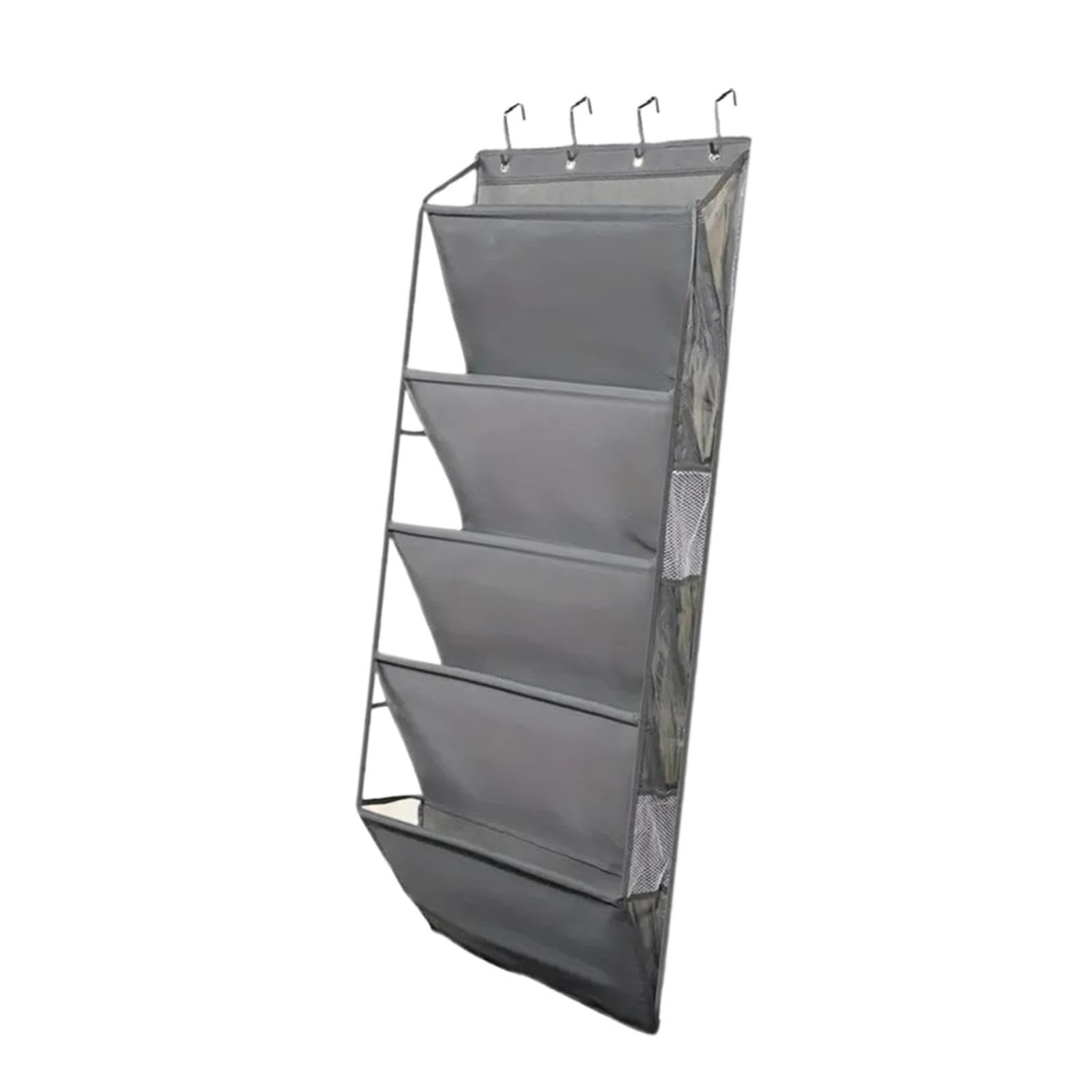 Organizador de zapatos para colgar sobre la puerta con ganchos, organizador de almacenamiento para zapatos, ropa, manualidades y artículos esenciales para el dormitorio