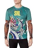 Faux Real Men's 3D Photo-Realistic Long Sleeve Mesh Tattoo Tee Shirt, SNL-Stefon, XXL