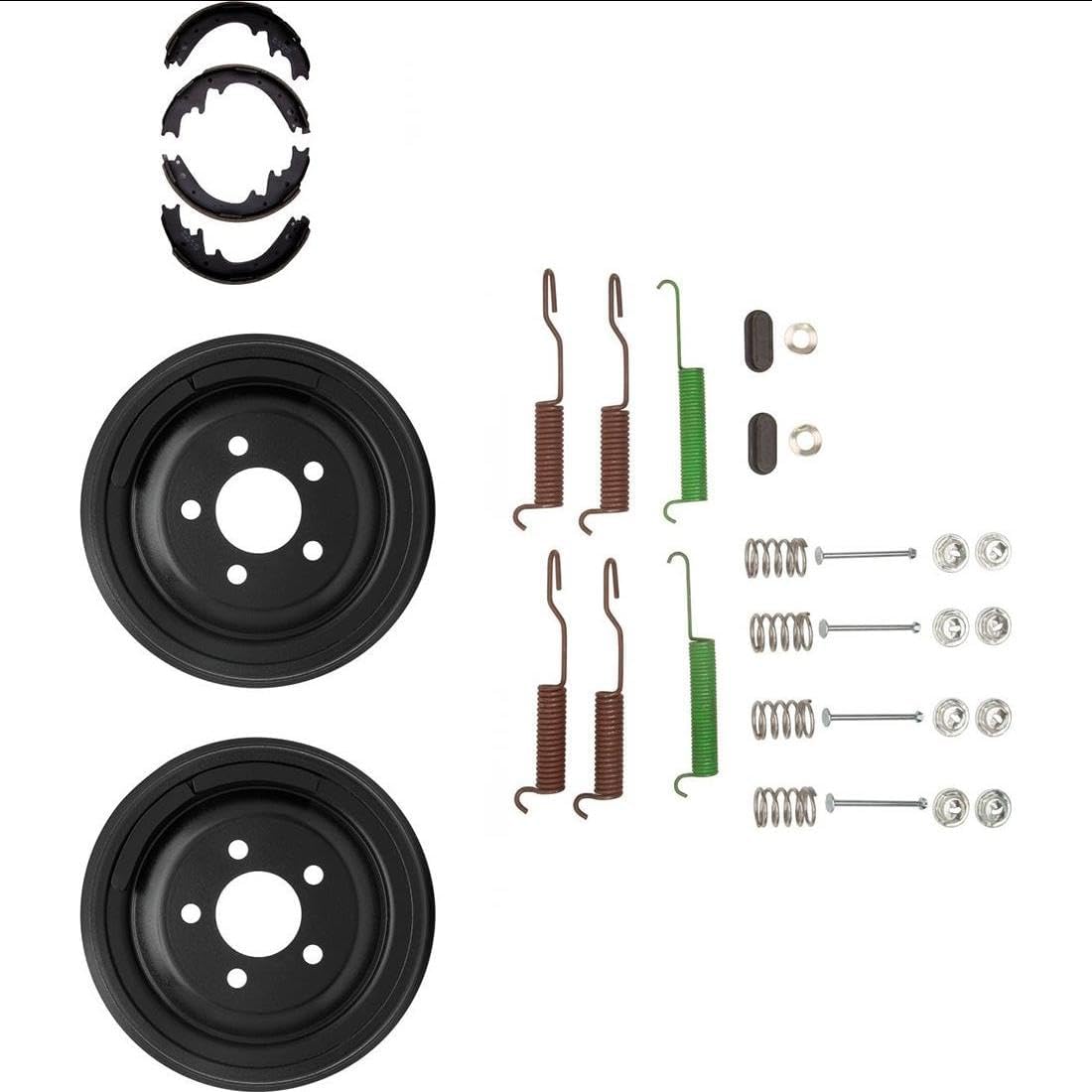 Drum Brake Hardware Kit Drum Brake Shoe for Plymouth Fury 1965 1966 3.7L 225cid L6 11" Drums;Rear