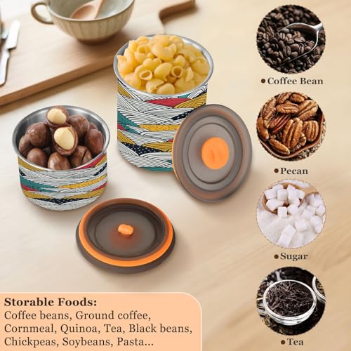 Envase hermético de acero inoxidable 17oz para café miniatura 5