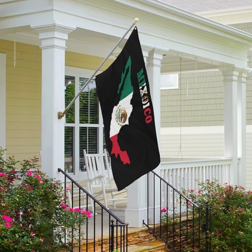 Drapeau Michoacán Mexique grand format 1,5x2,4 m pour décoration extérieure - 7