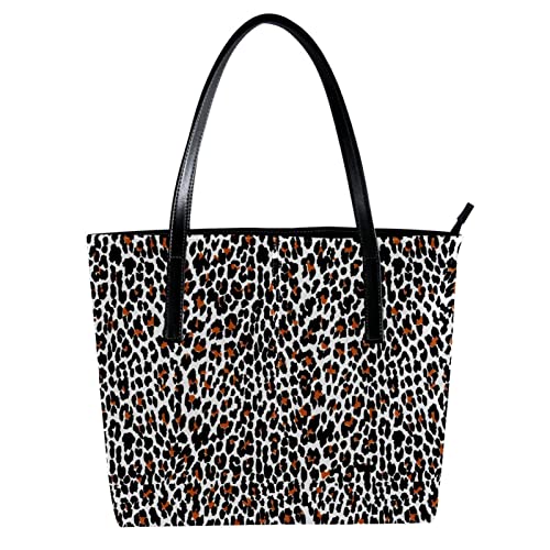 Sac à main pour femme au motif léopard moderne, un grand cabas épaule élégant