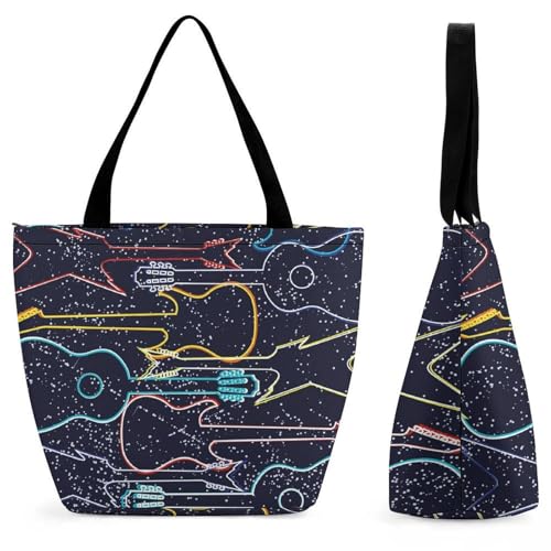 Guitare sac à main pour femme sac à bandoulière grand format voyage