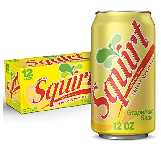 Squirt Soda, Grapefruit, 12 Fl Oz Cans, 12 Pack