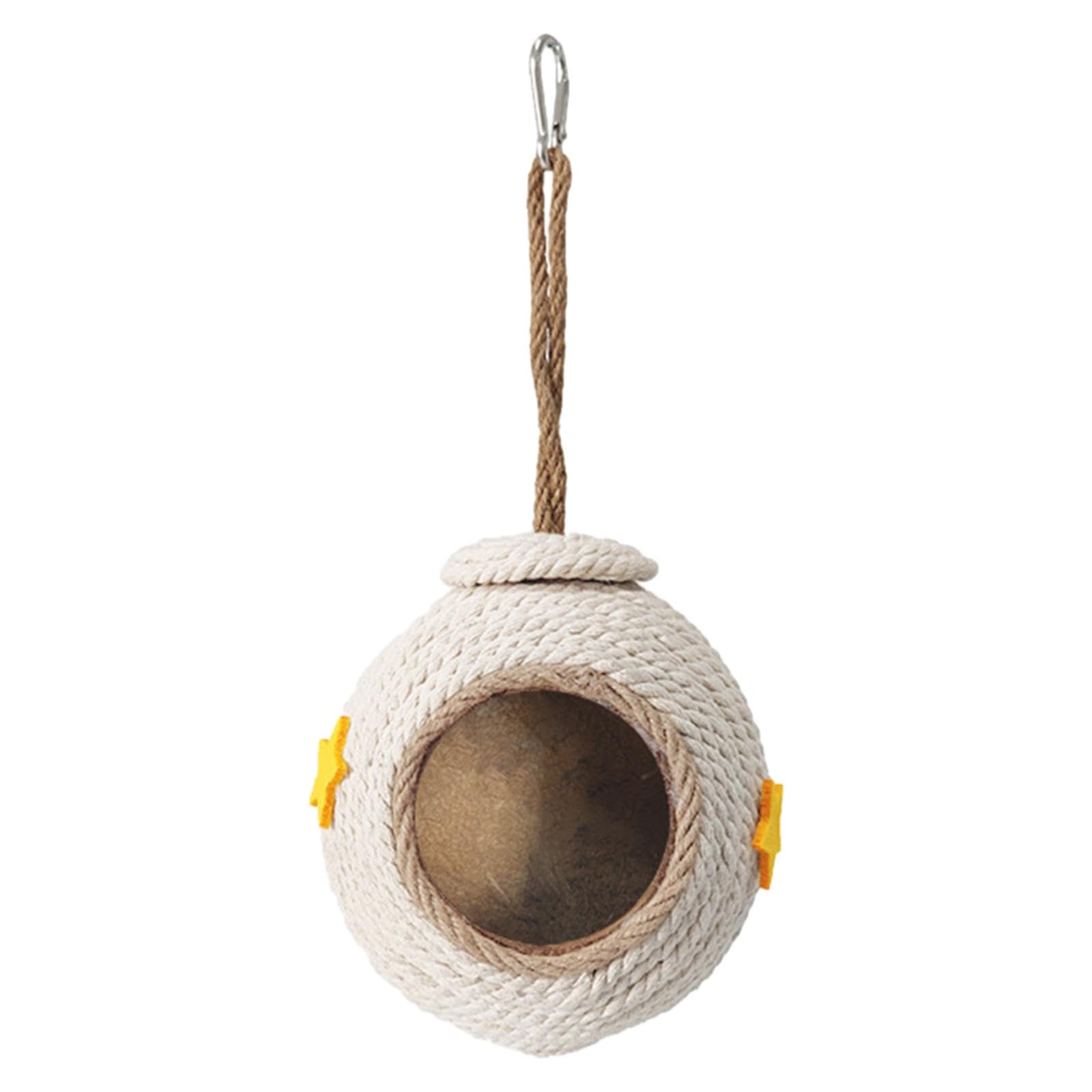 ATORSE Birds Nest Outdoor Birds House Habitats Decor for Backyard Garden Lawn PatioHome & Garden|Yard, Garden & Outdoor Living|Bird & Wildlife Accessories|Birdhouses-image-45