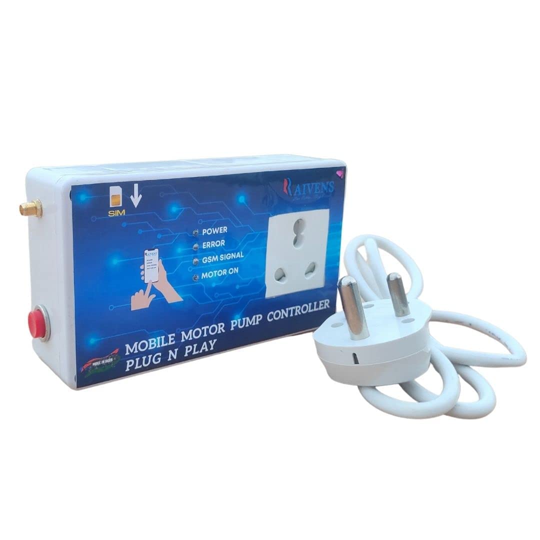 RAIVENS Mobile-controlled single phase motor controller - operate electrical appliances remotely, inclusive of 16amp socket & plug, suitable for 1.5hp motors unmatched control at your fingertips. (B0BTSV6M4N) Amazon Price History, Amazon Price Tracker