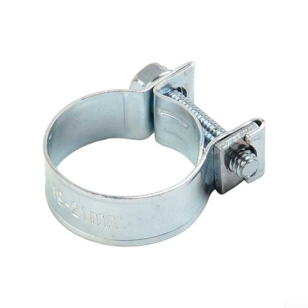 Mini fascette stringitubo acciaio al carbonio 20-22 mm per tubo carburante benzina diesel aria