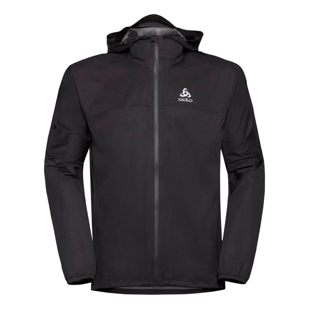 ODLO Men's Zeroweight waterproof jacket, black, S