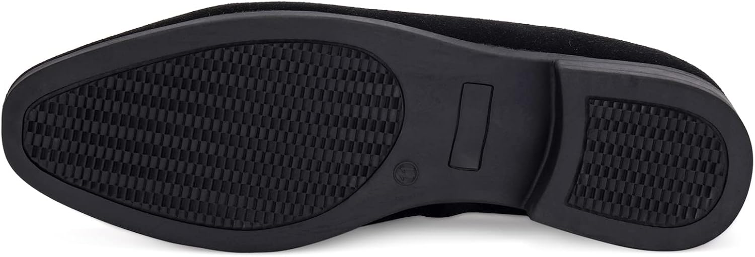 UUBARIS Mens Velvet Loafers Slip-on Dress Shoes Fashion Style Driving Shoes Classic Tuxedo Shoes Casual Oxford Shoes - Image 4