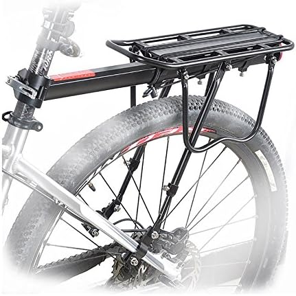 Miniatura 7 de ThreeH Soporte trasero de bicicleta de aleación de aluminio ajustable con reflector BK431