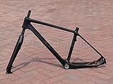 Fahrrad-Rahmensatz aus Karbon 203 # Toray Carbon MTB Rahmen, Full Carbon UD Glossy Mountain Bike 26er BSA Rahmen 45,7 cm Gabel Headset