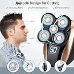 Bald Head Shaver,5 in 1 Electric Shaver for Men Bald Head Razor Grooming Kit,USB Rechargeable Electric Shavers for Men…