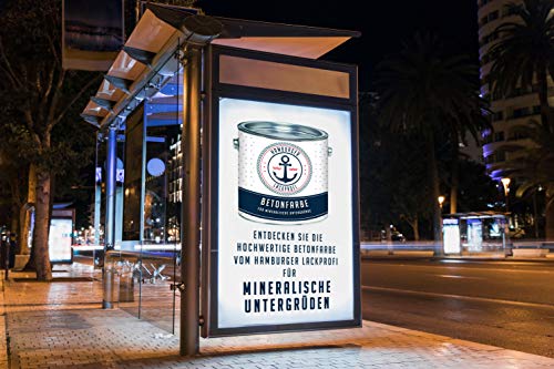 Betonverf zijdemat parelwit RAL 1013 wit vloerverf vloercoating betoncoating gevelkleur // Hamburger lak-professional 2… - Image 3