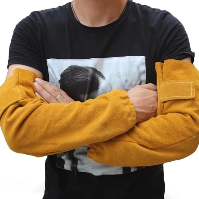 Protectores de manga de brazo con diseño ajustable contra chispas 3