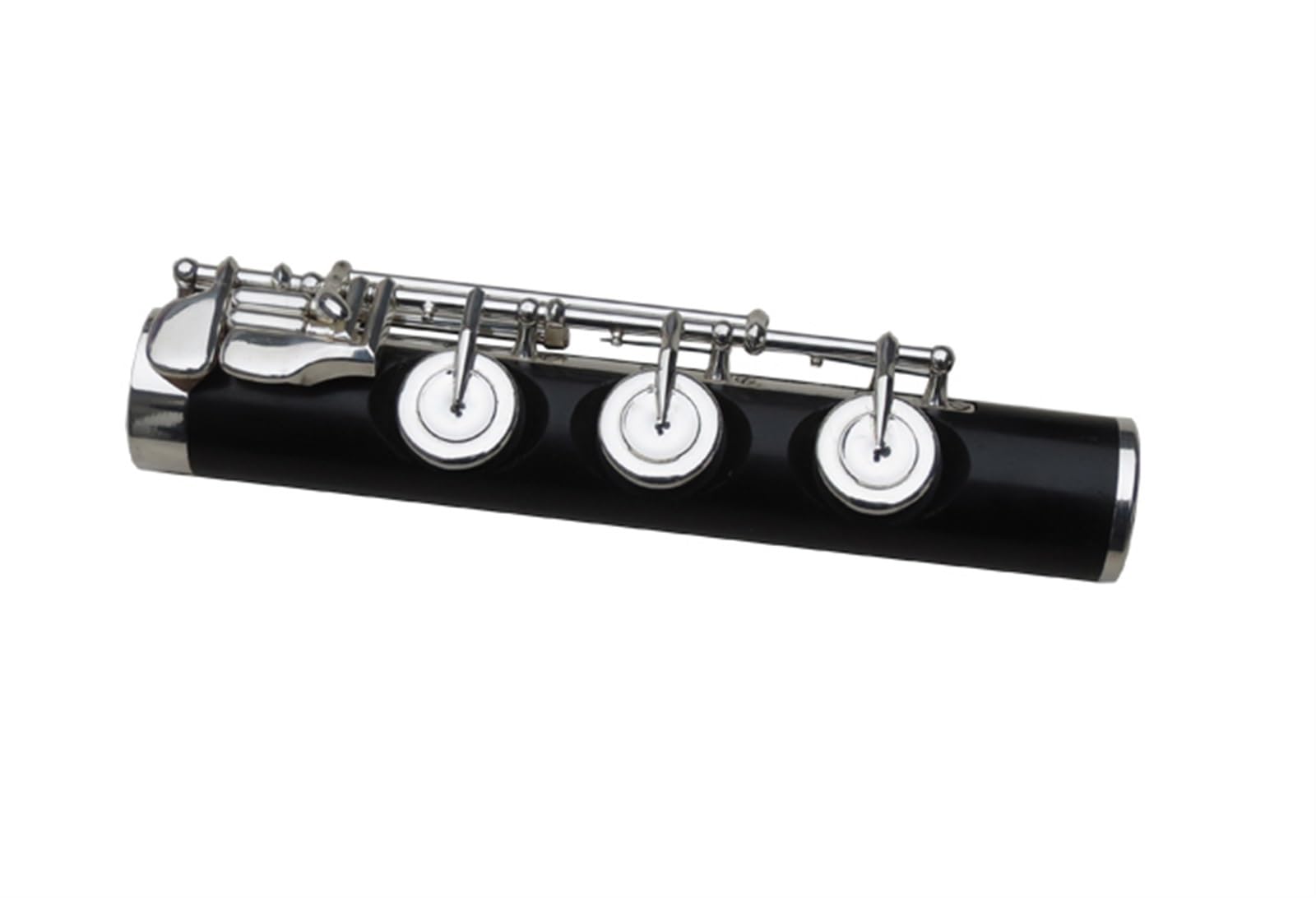 Flauto in ebano Strumento professionale Grado di prova Prestazioni 17 fori Foro aperto B Coda C Accordatura Corpo in legno placcato argento YFL-600S