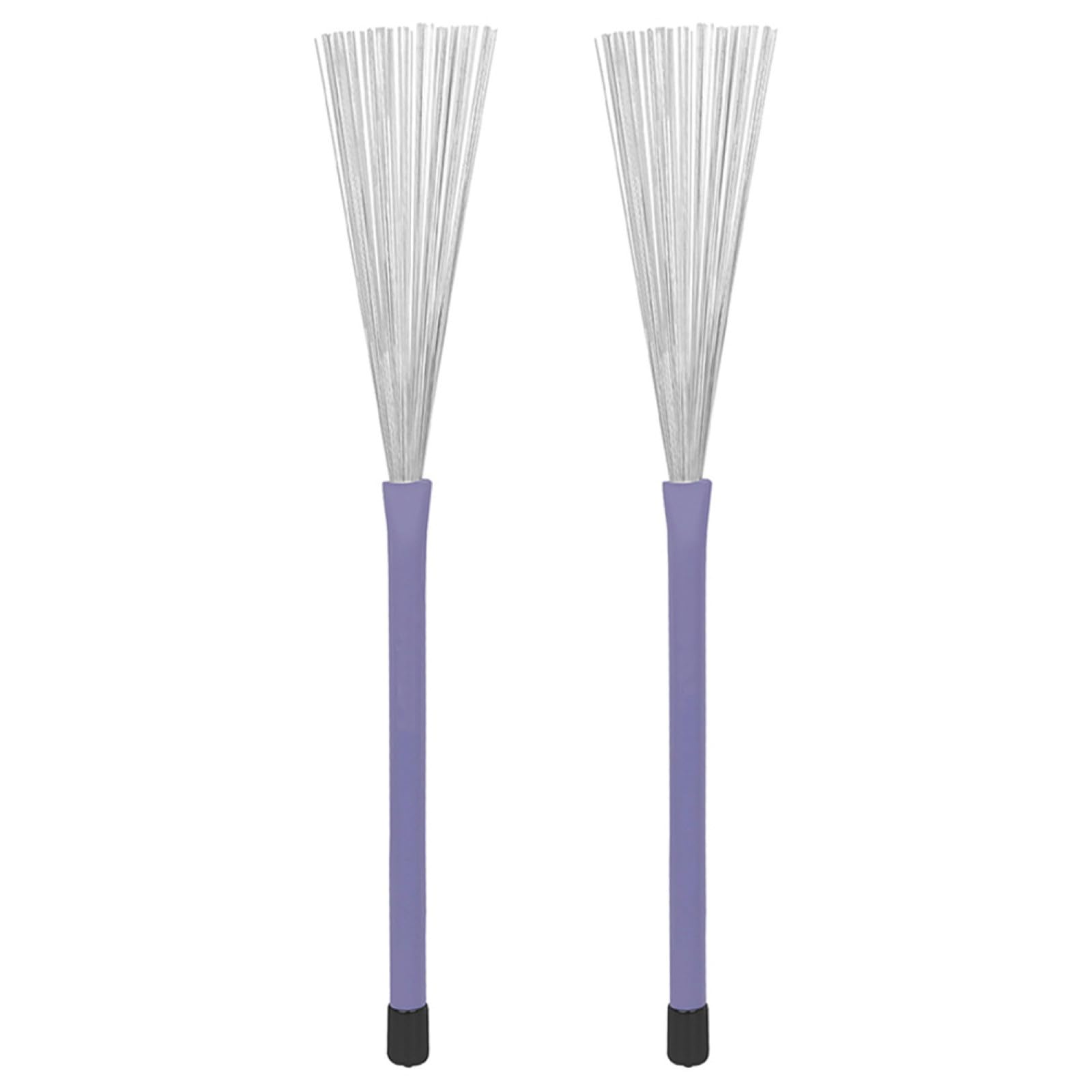 Balais Métalliques Rétractables Pour Batterie Avec Manche Ergonomique Accessoires Pour Percussionnistes Jazz Et Répétitions
