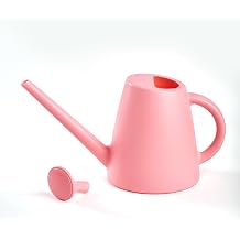 Hand Plant Watering Can - Plastic Indoor and Outdoor - 1/2 Gallon - Red