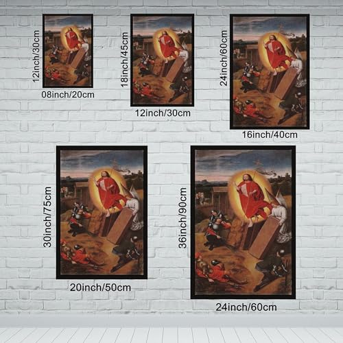 Impression sur toile Résurrection Hans Memling pour décoration salon - 2