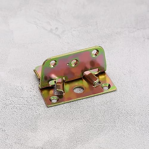 SING F LTD 4Pcs Connecting Corners Bed Connectors Heavy Duty Rust Proof Bed Rail Brackets Home Accessories for Bed Beam Support Bed Frame Fixing