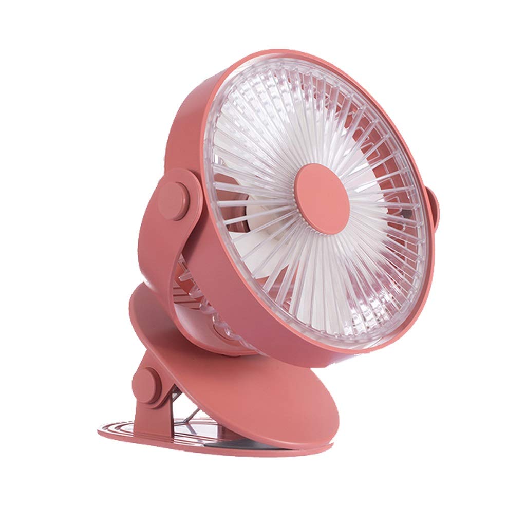 Petit ventilateur portable PC de bureau RJJ éventail rechargeable avec clip