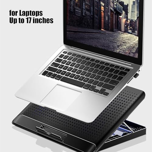 Enfriador para laptop de aleación de aluminio y soporte para teclado y libro 7