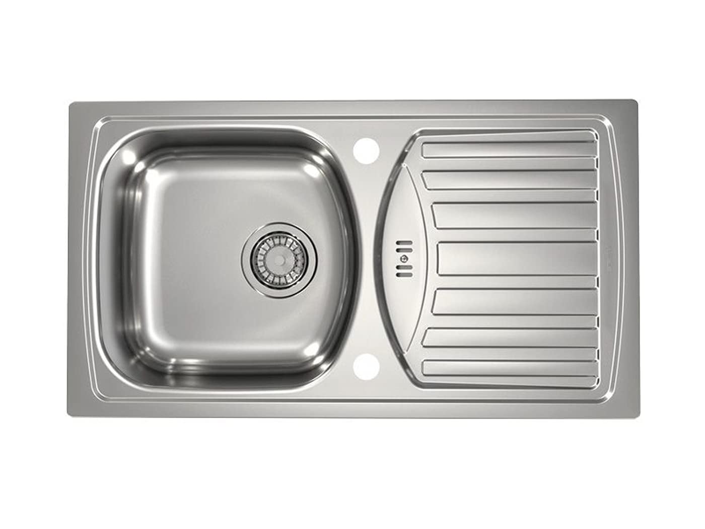 AlveusKitchen Sink tap Made of Stainless Steel and with a Single Bowl Basic 150 - NAT - 1136532