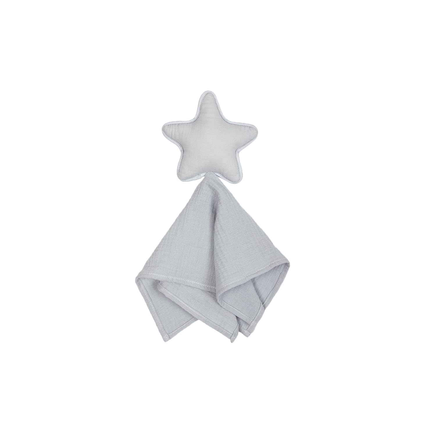 Fomaiself Unisex Newborn Grey Cotton Star Loveys For Babies, Newborn Baby Lovey Security Blanket, Lovies For Babies New Born Baby,