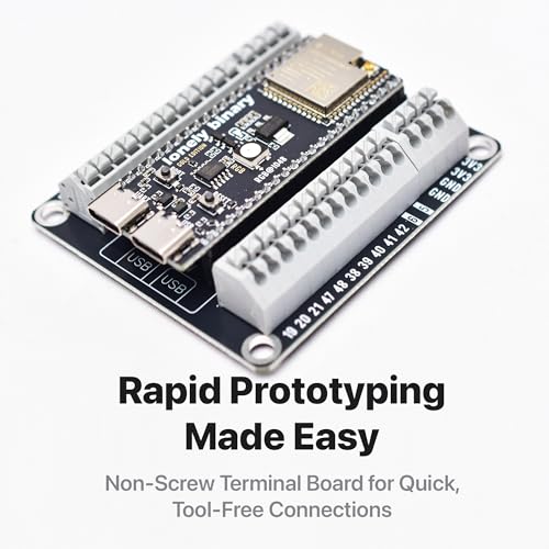 Image of Lonely Binary 3-Pack ESP32-S3 N16R8 IPEX Antenna Terminals for Arduino IDE | 16MB Flash, 8MB PSRAM, 240MHz; WiFi + BT 5.0 LE; IPEX antenna; pre-soldered, plugs into expansion & terminal boards