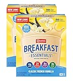Carnation Breakfast Essentials Complete Nutritional Drink, Classic French Vanilla, 10-1.26 OZ Packet