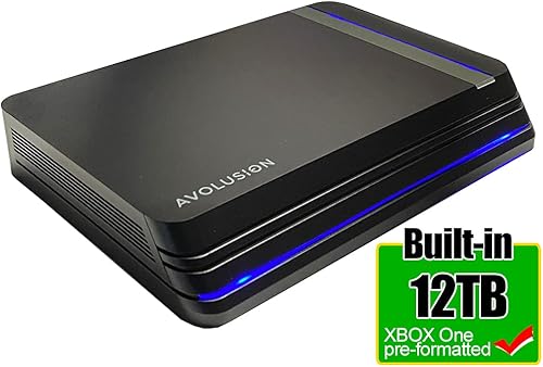Miniatura 2 de Avolusion HDDGear Pro X 12TB USB 3.0 Disco duro externo para juegos (preformateado para Xbox One X, S, original)