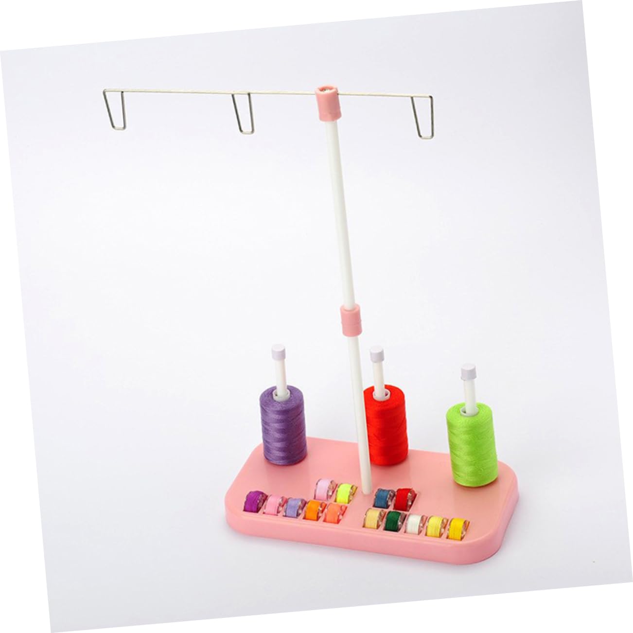SHINEOFI 3 Pezzi Accessori per Macchine da Cucire Domestiche Supporto per Filo Ad ASSE Supporto per Macchina Overlock Supporto Bobine per Macchina da Cucire Bobine di Plastica E