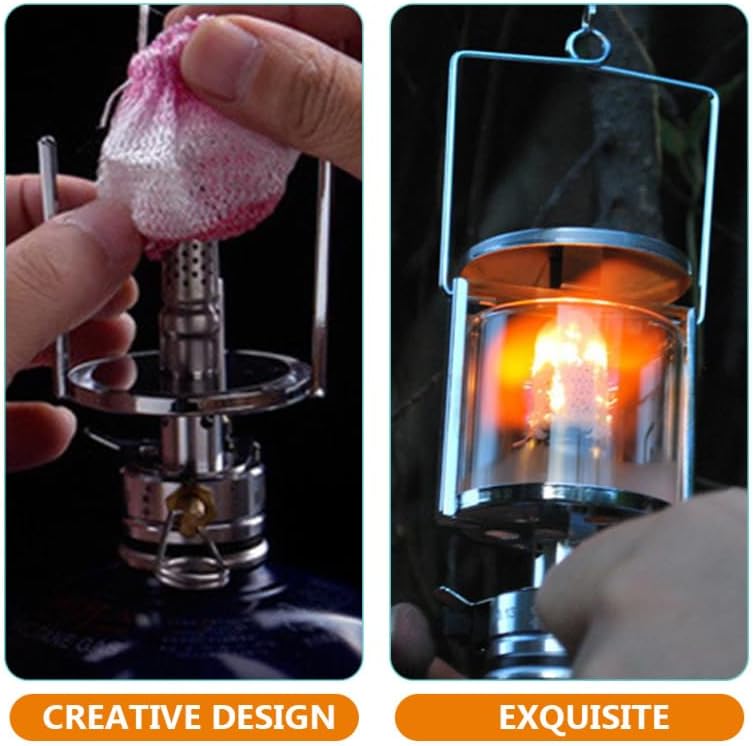 EXCEART 12pcs Gas Lantern Mantles Replacement for Outdoor Camping Lightweight Odorless Easy to Install Suitable for Propane and Kerosene Lamps for Hiking and Long-Term Use - Image 4