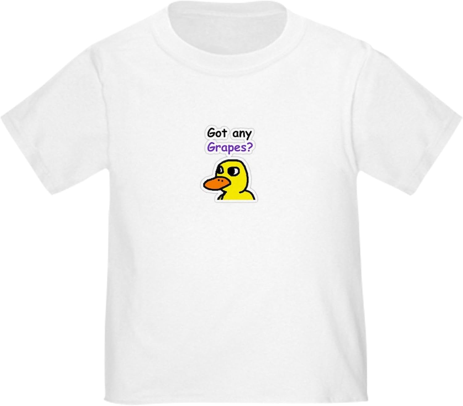 CafePress Got Any Grapes T Shirt Cute Toddler Graphic Tee, 100% Cotton