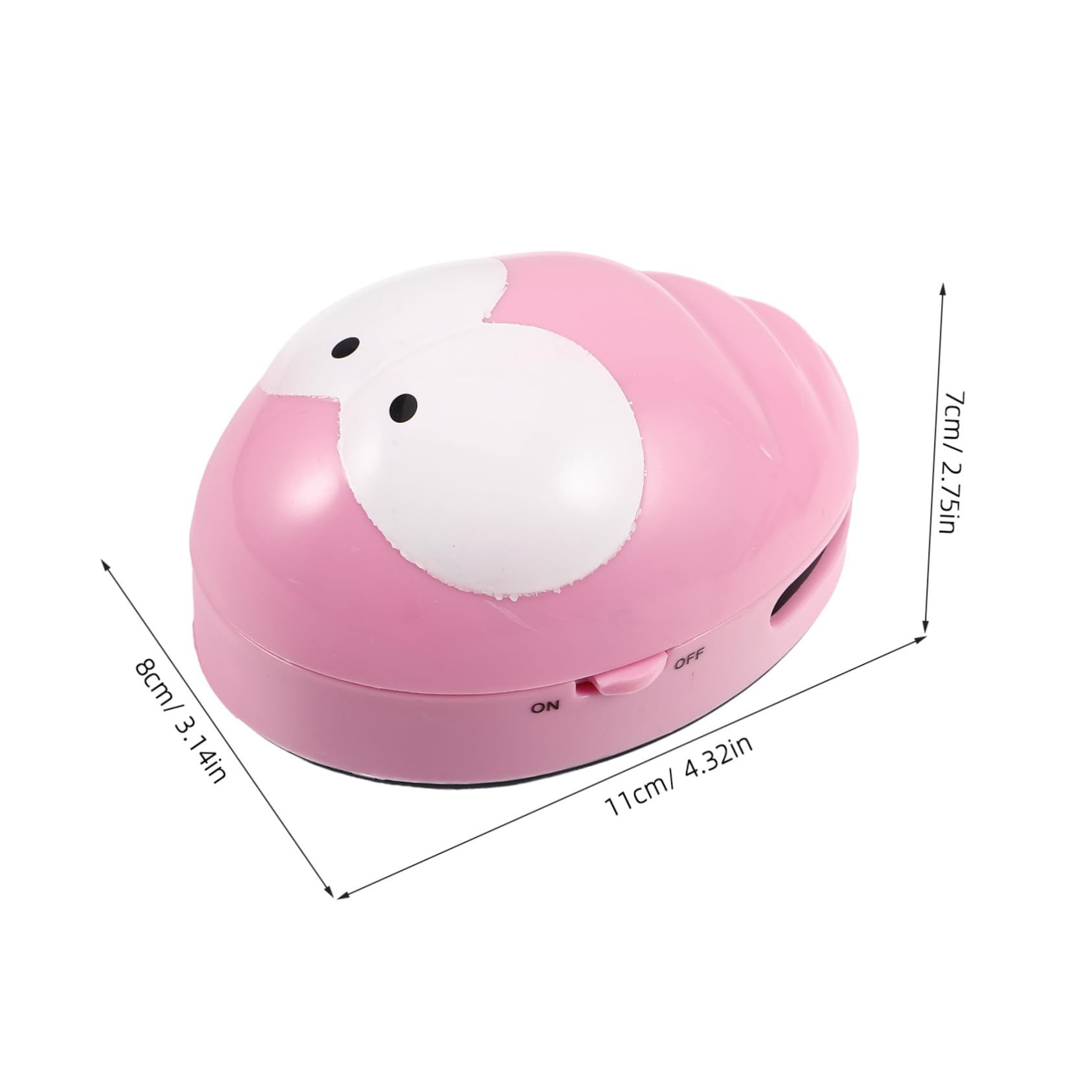 ERINGOGO Adorable Mini Desktop Vacuum Cleaner Cordless Handheld Gadget for and Crumb Sweeping Office Cute Cartoon Design Battery Operated Portable and Lightweight