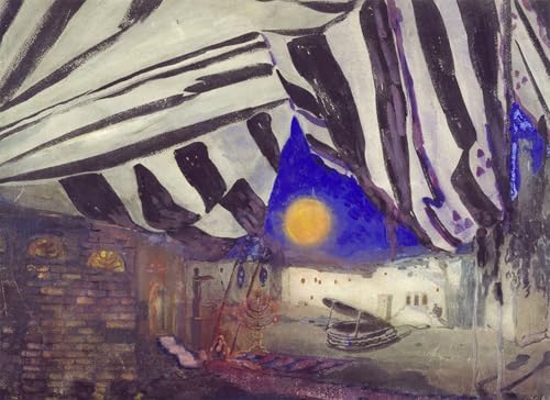 Toile de Léon Bakst La Tragédie de Salomé, fini les murs blancs et tristes