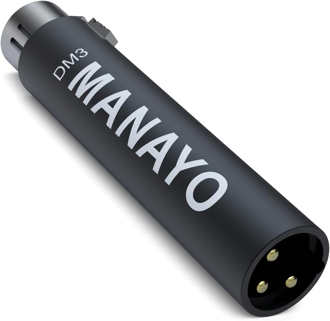 MANAYO In-line Microphone Pream, Mic Booster Preamplifier for Dynamic and Passive Ribbon Microphones (Black)