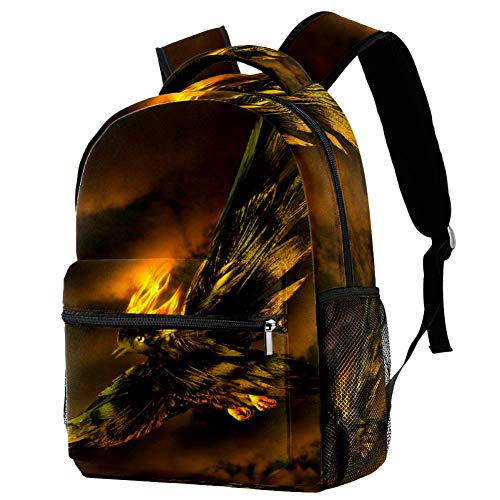 Mochila Escolar Águila Volando Bolsa para la Escuela Unisex de Viaje Casual para Niños