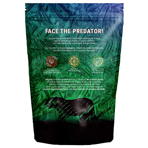Yaguar Yerba Mate Energia Guarana 0,5 kg - Kraft des anregenden Mate Tees aus Brasilien, Kraft des natürlichen Koffeins